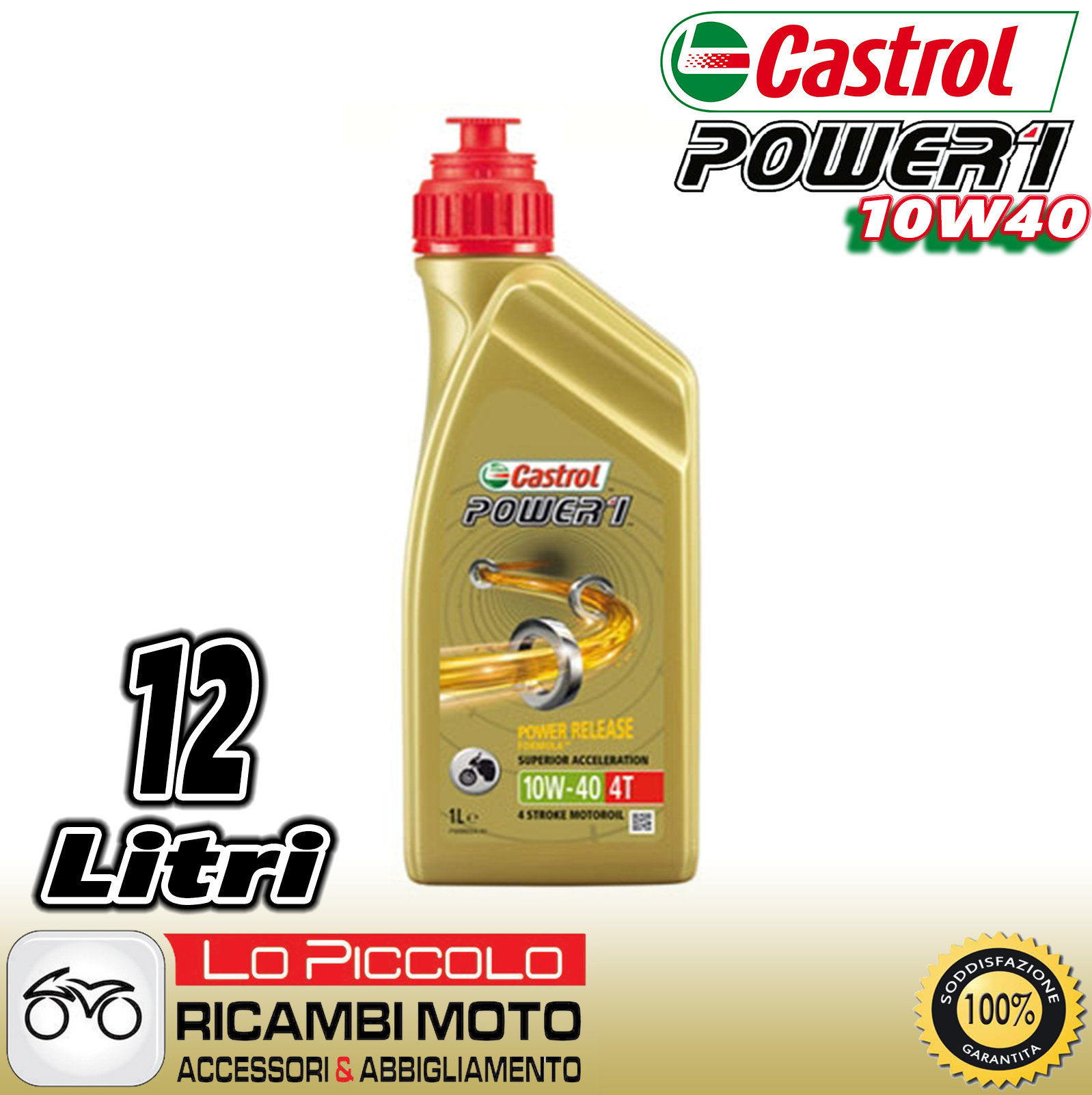 Olio Motore T Castrol Power W W Moto Tempi Scooter Quad