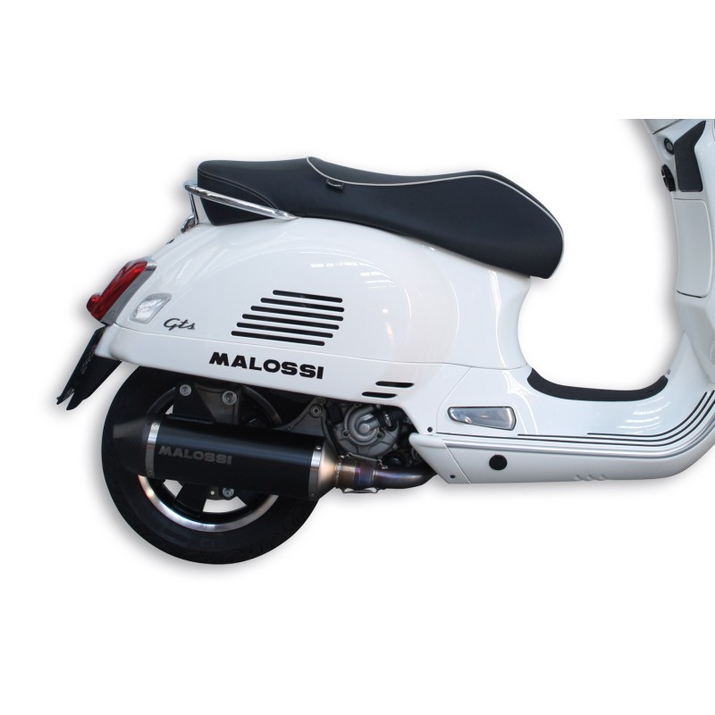 3218016 MALOSSI MARMITTA RX Black VESPA GTS Super 300 ie 4T LC