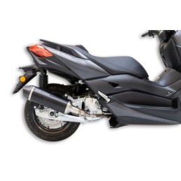 3218025 MALOSSI MARMITTA RX Black YAMAHA X MAX 125 ie 4T LC