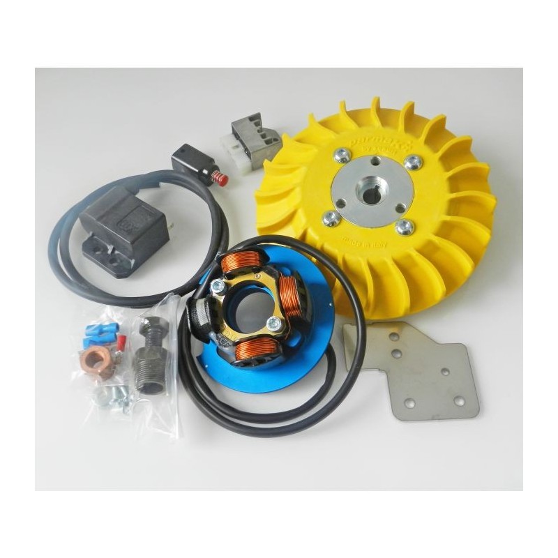 57004.22 KIT ACCENSIONE ELETTRONICA PARMAKIT PESO 1,1 KG CONO 19 ANTICIPO VARIABILE VESPA 50 125 SPECIAL ET3 PRIMAVERA PK HP