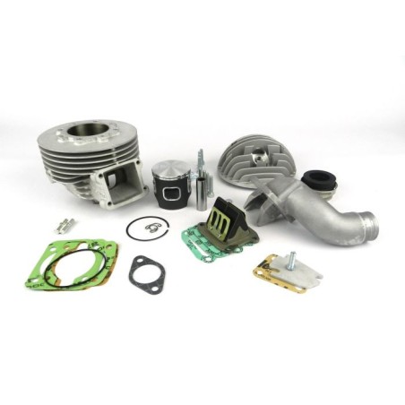 57036.00 KIT GRUPPO TERMICO PARMAKIT ECV IN ALLUMINIO D.57 130CC CORSA 51 BIELLA 97 VESPA 50 125 SPECIAL PK ET3 PRIMAVERA HP APE