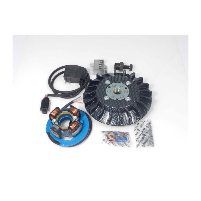 57036.22 KIT ACCENSIONE ELETTRONICA PARMAKIT PESO 1,1 KG ANTICIPO VARIABILE CONO 19 VESPA 50 125 SPECIAL ET3 PRIMAVERA PK HP