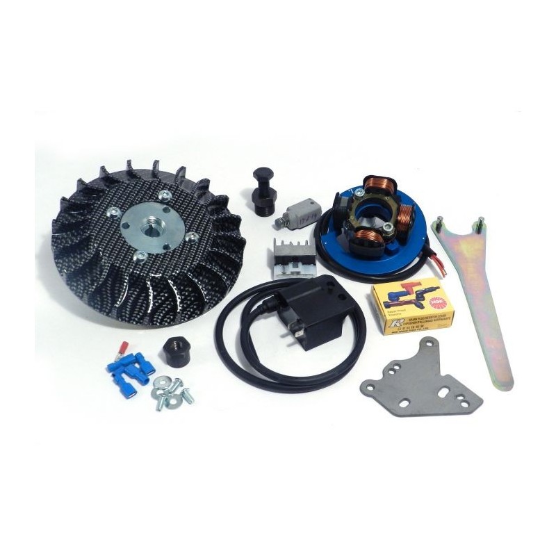 57037.22 KIT ACCENSIONE ELETTRONICA PARMAKIT PESO 1,7 KG CONO 19 ANTICIPO VARIABILE VESPA 50 125 SPECIAL ET3 PRIMAVERA PK HP