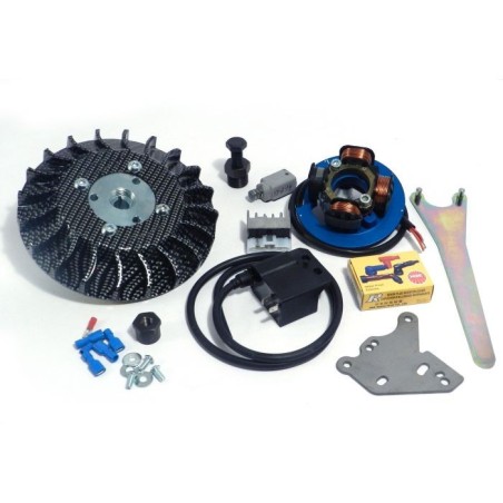 57037.22 KIT ACCENSIONE ELETTRONICA PARMAKIT PESO 1,7 KG CONO 19 ANTICIPO VARIABILE VESPA 50 125 SPECIAL ET3 PRIMAVERA PK HP