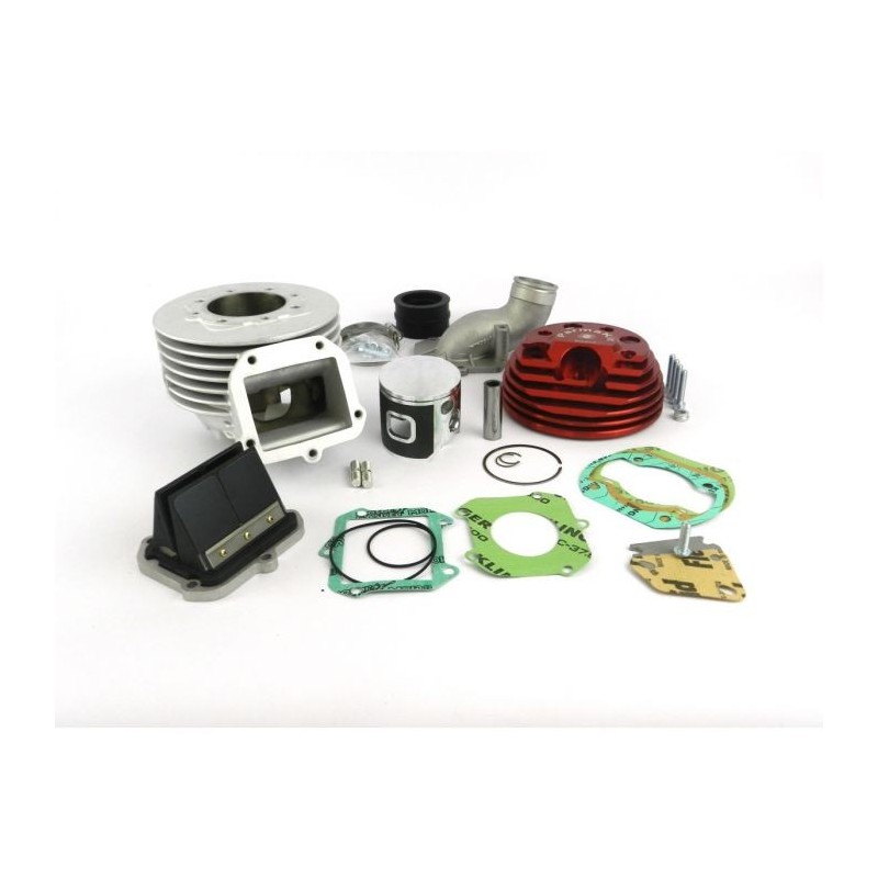 57080.00 KIT GRUPPO TERMICO PARMAKIT RED DEVIL D.58 135CC CORSA 51 BIELLA 97 VESPA 50 125 SPECIAL PK ET3 PRIMAVERA HP