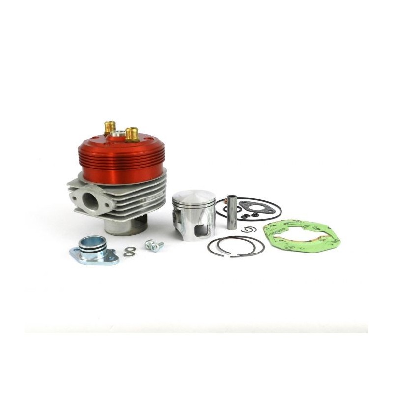 57480.00 KIT GRUPPO TERMICO PARMAKIT SIXTY SIX IN ALLUMINIO 195CC D.66 CORSA 57 BIELLA 110 VESPA 125 150 PX COSA LML STAR 2T