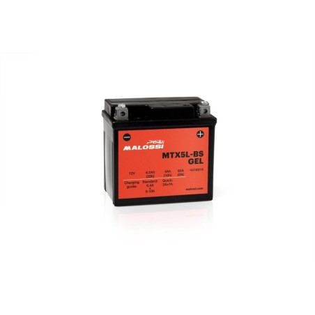 4418918 MALOSSI BATTERIA MALOSSI MTX5L-BS GEL APRILIA RS4 50 2T LC