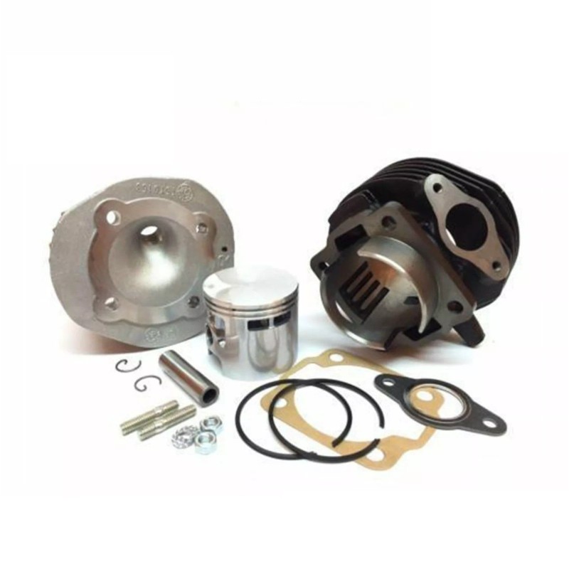 KT00049 DR RACING PARTS KIT GRUPPO TERMICO CILINDRO COMPLETO D.47 10 LUCI PIAGGIO VESPA SPECIAL APE 50