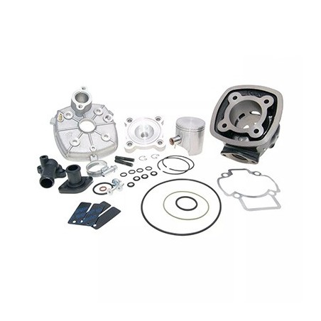 140.0183 KIT GRUPPO TERMICO CILINDRO POLINI IN GHISA D.47 70cc A LIQUIDO PIAGGIO NRG POWER ZIP SP 50 2T