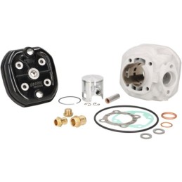 142.0100 KIT GRUPPO TERMICO CILINDRO POLINI IN ALLUMINIO D.46 CORSA 39 PEUGEOT 103 SPX 50 - 104 - 105 H2O