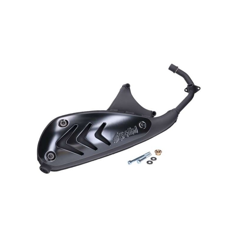 190.0079 MARMITTA SCARICO POLINI PIAGGIO LIBERTY 50 4T iGet 3V EURO 3 EURO 4 EURO 5 2016 - 2024