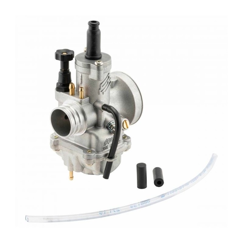 201.2100 CARBURATORE POLINI CP D.21 STARTER ARIA POMELLO ATTACCO ELASTICO UNIVERSALE MINARELLI AM6