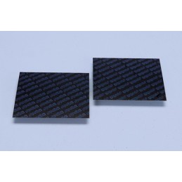 213.0600 SET LASTRE FOGLI IN FIBRA DI CARBONIO mm.110X100 POLINI PER LAMELLE SPESSORE 0,30mm