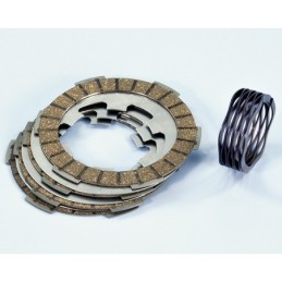 230.0023 KIT SERIE 4 DISCHI FRIZIONE POLINI EVOLUTION CON MOLLA WAVE VESPA 50 125 SPECIAL ET3 PRIMAVERA PK S XL