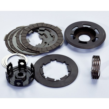 230.0503 KIT FRIZIONE COMPLETA 4 DISCHI POLINI EVOLUTION MOLLA WAVE VESPA 50 125 SPECIAL ET3 PRIMAVERA PK S XL