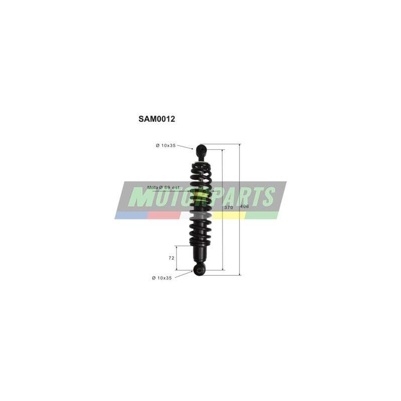 SAM0012 TOP PERFORMANCE COPPIA AMMORTIZZATORI POSTERIORI COMPLETI LIGIER NOVA