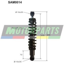 SAM0014 TOP PERFORMANCE COPPIA AMMORTIZZATORI POSTERIORI COMPLETI LIGIER X TOO R X TOO MAX X T00 JS28