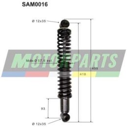 SAM0016 TOP PERFORMANCE COPPIA AMMORTIZZATORI POSTERIORI COMPLETI LIGIER JS50