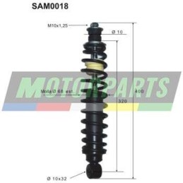 SAM0018 TOP PERFORMANCE COPPIA AMMORTIZZATORI POSTERIORI COMPLETI MICROCAR VIRGO II