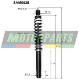 SAM0020 TOP PERFORMANCE COPPIA ANTERIORE CHATENET CH26