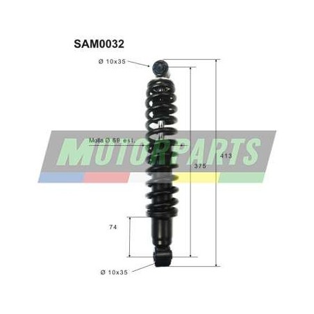 SAM0032 TOP PERFORMANCE COPPIA AMMORTIZZATORI POSTERIORI COMPLETI LIGIER JS20