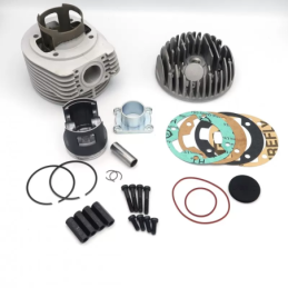 001898 KIT GRUPPO TERMICO VMC STELVIO 177cc Ø 63mm CORSA 57 IN ALLUMINIO CANDELA LATERALE VESPA 125 150 PX COSA TS