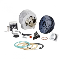 001902 KIT GRUPPO TERMICO VMC IN ALLUMINIO CRONO 187cc Ø 63mm CORSA 60 BIELLA 110 VESPA 125 150 PX PE COSA TS SPRINT