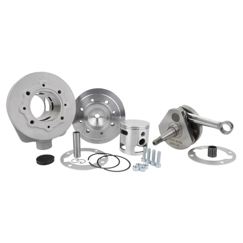 25361003 PINASCO Tuning Kit Corsa 57mm GRUPPO TERMICO D.63 + ALBERO MOTORE ANTICIPATO Vespa SUPER 125 VBB VNB