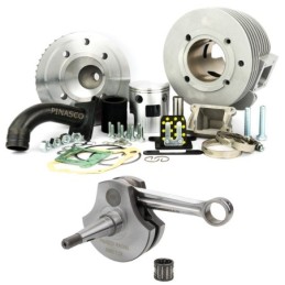 26361002 PINASCO Racing Kit Farobasso 160cc Lamellare GRUPPO TERMICO + ALBERO MOTORE Vespa VN 125 VL 150