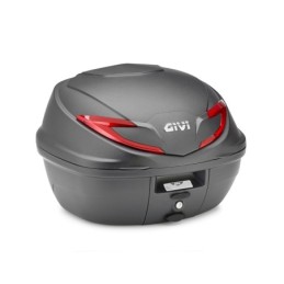 B360N2 GIVI BAULETTO MONOLOCK 39 LITRI NERO CATADIOTTRI ROSSI