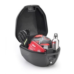 C30N GIVI BAULETTO MONOLOCK 30 LITRI NERO CATADIOTRO ROSSO