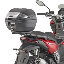 E300NT2B TECH GIVI BAULETTO MONOLOCK 30 LITRI CATADIOTRO TRASPARENTE METALLIZATO