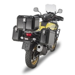 DLM46B GIVI VALIGIA TREKKER DOLOMITI MONOKEY 46 LITRI ALLUMINIO VERNICIATA NERA