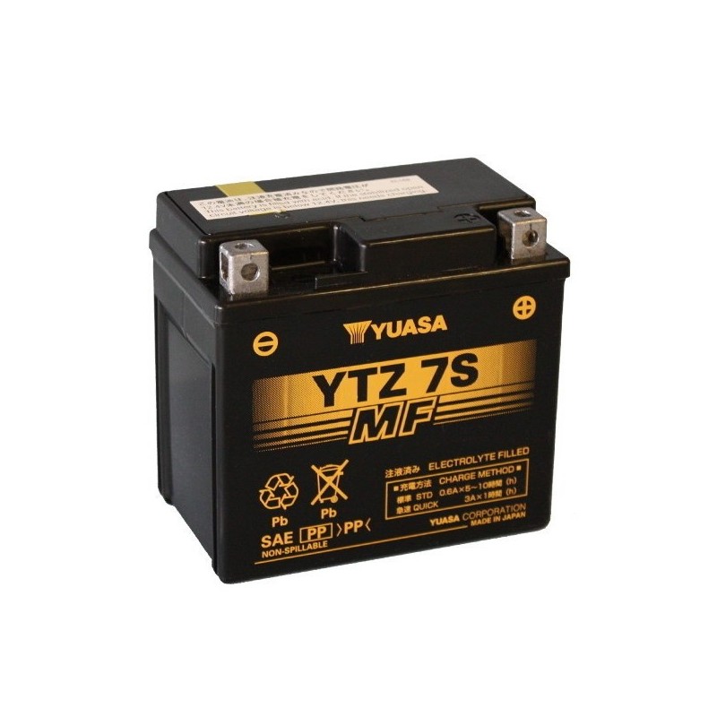 YTZ7S BATTERIA YUASA SIGILLATA ATTIVATA 12V 6,3 Ah HONDA SH 125 150 2013-2016 / CBR 1000 RR FIREBLADE 2008-2024