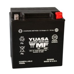 YIX30L BATTERIA YUASA SIGILLATA ATTIVATA 12V 30 Ah HARLEY DAVIDSON 1340 1450 1584 ELECTRA GLIDE STREET GLIDE ROAD KING