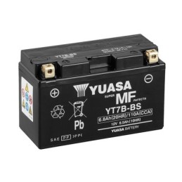 YT7B BATTERIA YUASA SIGILLATA ATTIVATA 12V 6,5 Ah DUCATI HYPERMOTARD 950 PANIGALE 899 MONSTER 937 SP