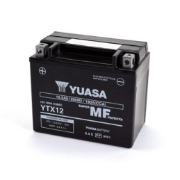 YTX12 BATTERIA YUASA SIGILLATA ATTIVATA 12V 10,5 Ah PIAGGIO BEVERLY 300 350 400 RST 4V HPE VESPA GTS GTV 300