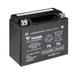 YTX20HL BATTERIA YUASA SIGILLATA ATTIVATA 12V 18,9 Ah HARLEY DAVIDSON 1450 1584 1690 / HONDA GL GOLDWING 1800