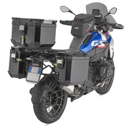 OBKEV42B GIVI BAULETTO TREKKER OUTBACK EVO SMART BLACK LINE MONOKEY 42 LITRI 2024 ALLUMINIO NERO