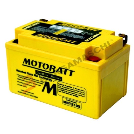 MBTZ10S BATTERIA MOTOBATT SIGILLATA 12V 8.6 Ah HONDA CB 600 F HORNET 2007-2013 / HONDA CB 500 X 2013-2018