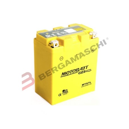 MTX7L BATTERIA MOTOBATT SIGILLATA 12V 7 Ah HONDA SH 125 150 2001-2012 / HONDA SH 125 150 2017-2024 / YAMAHA X-MAX 300 2017-2022