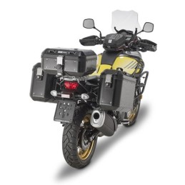 DLM30B GIVI VALIGIA LATERALE / POSTERIORE MONOKEY TREKKER DOLOMITI 30 LITRI ALLUMINIO VERNICIATO NERO