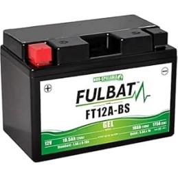 FT12A-BS BATTERIA FULBAT A GEL 12V 10,5 Ah SUZUKI GSX-S 1000 2015-2021 / KTM DUKE 790 2018-2024