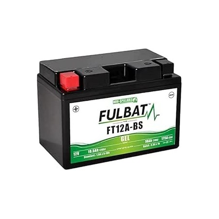 FT12A-BS BATTERIA FULBAT A GEL 12V 10,5 Ah SUZUKI GSX-S 1000 2015-2021 / KTM DUKE 790 2018-2024