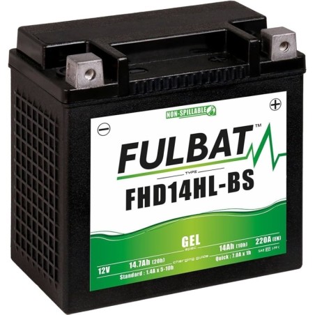 FHD14HL-BS BATTERIA FULBAT A GEL 12V 14,7 Ah HARLEY DAVIDSON XL SPORTSTER 883 2004-2009