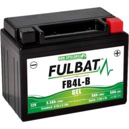 FB4L-B BATTERIA FULBAT A GEL 12V 4,2 Ah APRILIA SCARABEO 50 2T / PIAGGIO FREE ZIP SP NRG POWER ET2 LIBERTY 50 2T