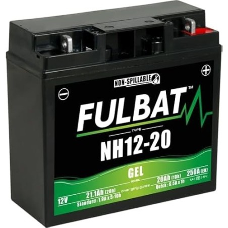 NH12-20 BATTERIA FULBAT A GEL 12V 21,1 Ah BMW R GS 1100 1994-1999 / BMW K GT 1300 2009-2010