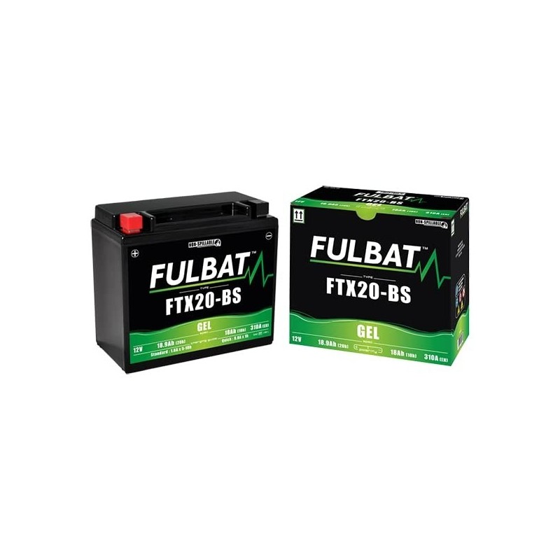 FTX20-BS BATTERIA FULBAT A GEL 12V 18,9 Ah HARLEY DAVIDSON FX/FXR SERIES 1340 1980-1994