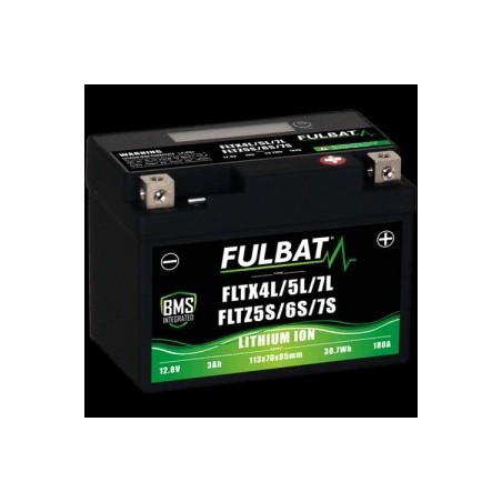 FLTZ7S / FLTX7L BATTERIA FULBAT A LITIO 12,8V 3 Ah GAS GAS EC 2T 300 2014-2015 / HUSQVARNA TE 450 2002-2010