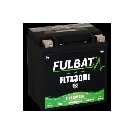 FLTX30HL BATTERIA FULBAT A LITIO 12,8V 18 Ah BMW R 100 RT 1000 1978-1984 / BMW K 100 LT 1000 1983-1992